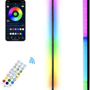 App-Controlled RGB LED Floor Lamp with 1000 Dynamic Modes