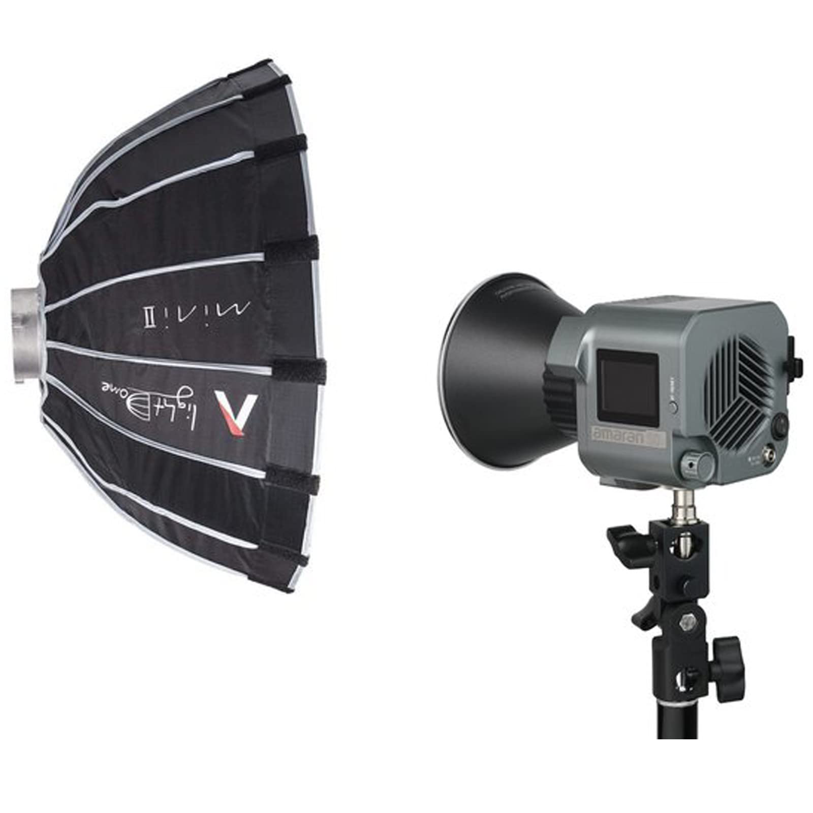 Aputure Amaran 60X with Light Dome Mini II