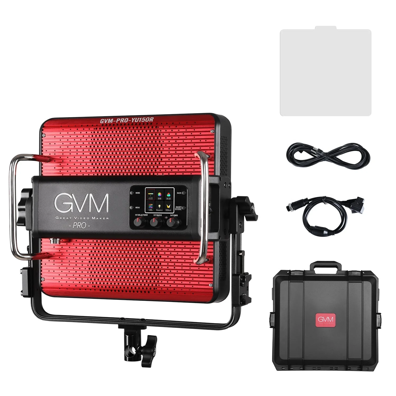 GVM YU150R PRO LED Video Light Board RGB & Bi-Color Studio Light 3 Kit