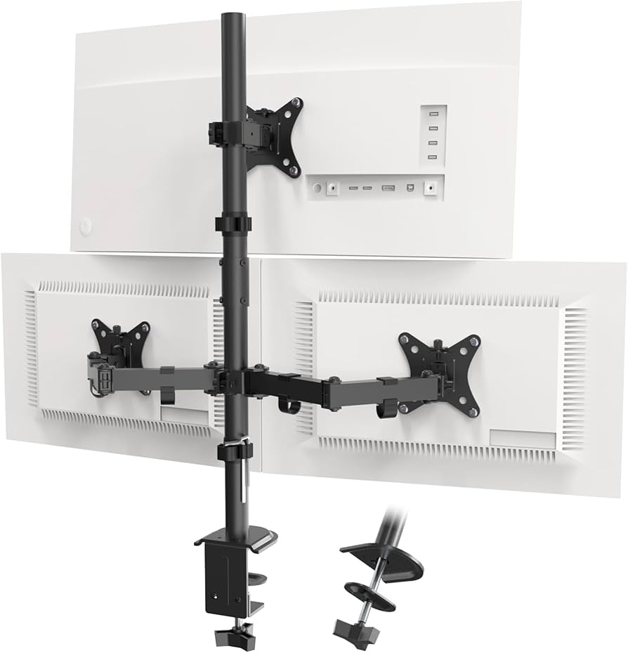 PUTORSEN Monitor Mount 3 Monitors for 13-32 Inch